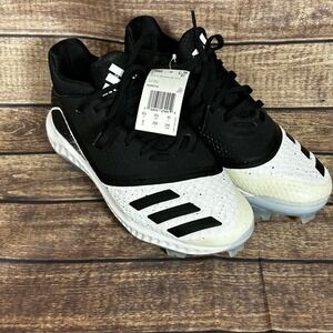 Adidas Icon‎ V Bounce Softball Cleat Women's Black/White New without Box SZ 8
